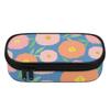 Pencil Case Spacious Storage 300D Polyester Full Zipper Closure with Mesh Pocket Removable Divider and Pen Slots for Boys Girls