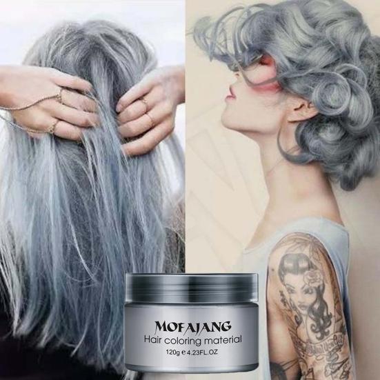 

Временный унисекс DIY цвет волос воск крем помада грязевая краска салонные инструменты