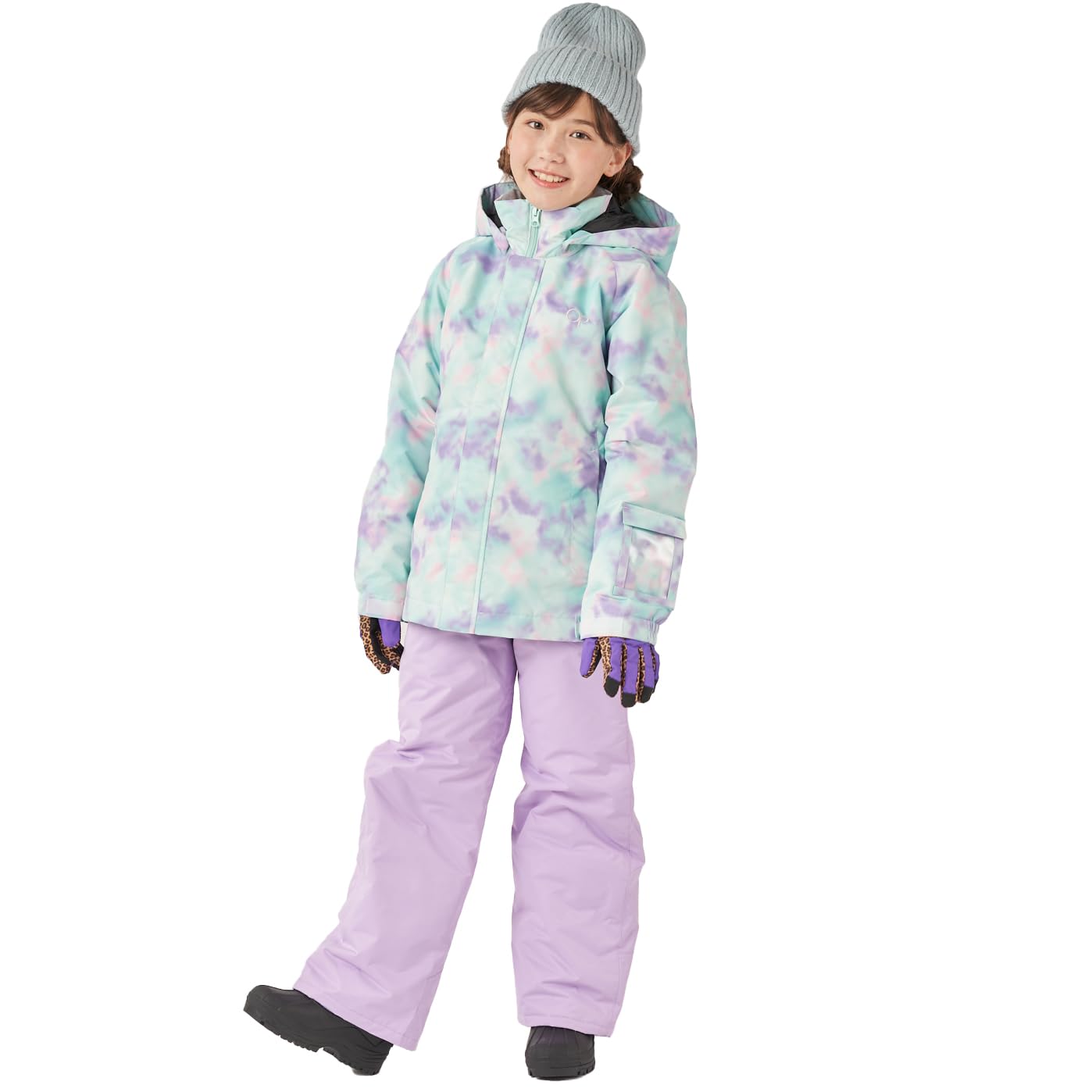 

Комплект лыжной и сноубордической одежды Ocean Pacific и размер L тай-дай (Верх Низ), Дети, Мята, (543853) мятный