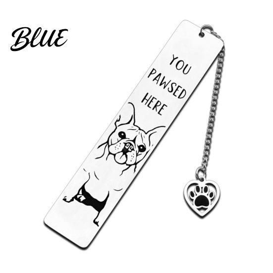 Creative Cat Bookmark Cute Bookmark Funny Metal Page Marker with Stainless Steel Quotes