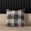 45x45cm Autumn and Winter Plain Pillowcase Cojines Rabbit Plush Double-Sided Velvet Headboard Pillow Cushion Cover Decor Home