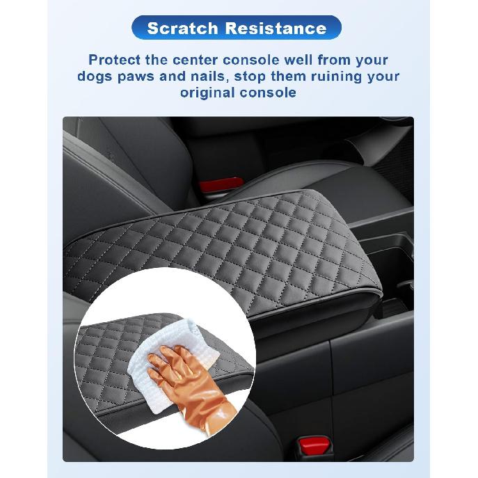 CDEFG Compatible With 2024 2025 2026 Hyundai Santa Fe Center Console Cover For 2025 Hyundai Santa Fe MX5 Accessories Armrest Cover 2025 Santa Fe