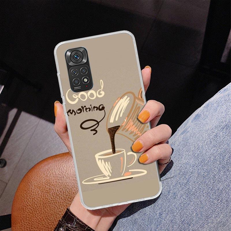 Coffee Wine Cup Phone Case For Xiaomi Redmi Note 15 14 13 12S 12 11 Pro Plus 14S 11S 11E 10 10S 11T 5G Personalized Cover Redmi