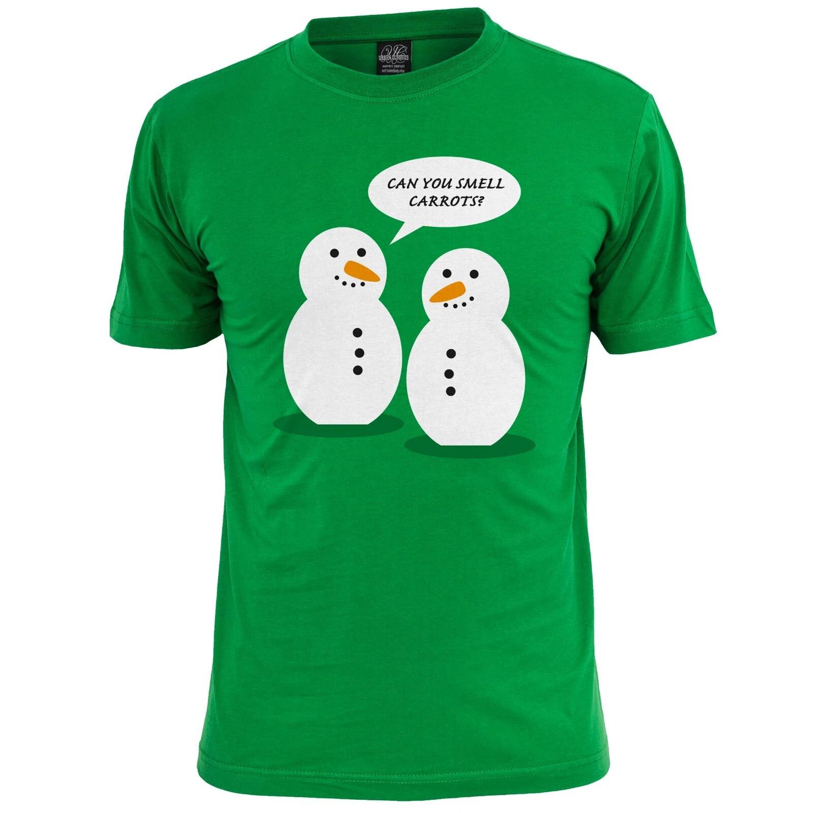 

Mens Can You Smell Carrots Funny Christmas T shirt Xmas Santa Noel S