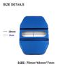 Car Exterior Styling Door Lock Decoration Cover Anti-Rust Protection Stainless Steel Plastic Trim For Mercedes-Benz AMG