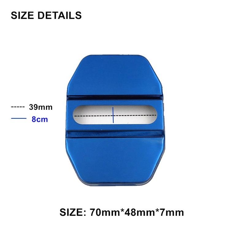 Car Exterior Styling Door Lock Decoration Cover Anti-Rust Protection Stainless Steel Plastic Trim For Mercedes-Benz AMG