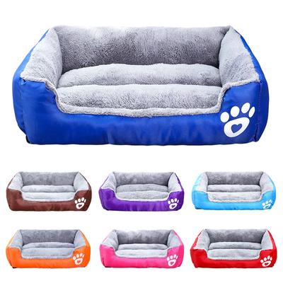 Wa Fleece Pet Dog Bed Mat dla małych, średnich i dużych psów Łapa nadrukowana przytulna miękka poduszka na sofę dla zwierząt Zimowa buda dla kota i szczeniaka