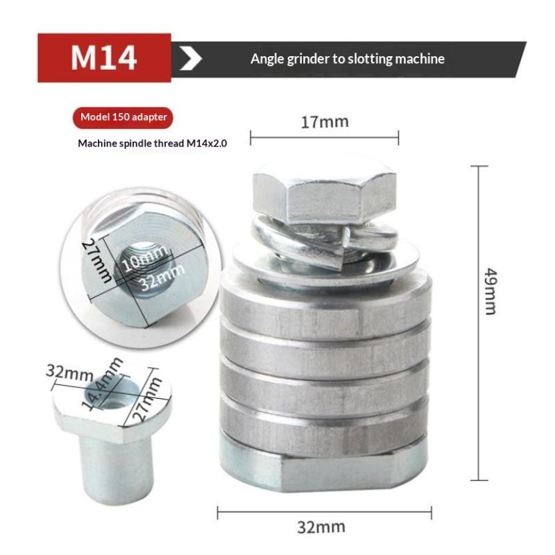 M10 M14 Angle Grinder Accessories Wide Compatibility Metal Grooving Machine Polisher Tools for Metal Deburring Polishing Work