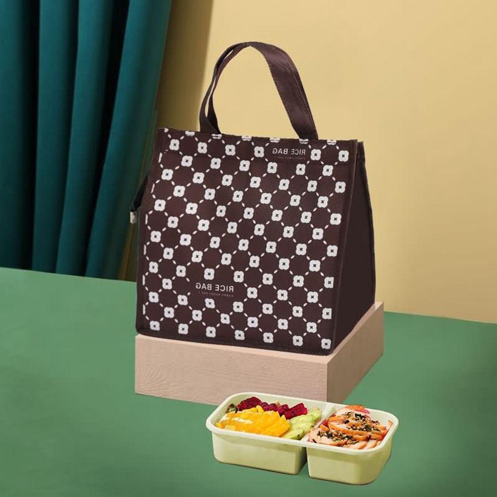 

Изолированные сумки для обеда, коробка для обеда из фольги, портативный водонепроницаемый чехол для пикника большой емкости, сумка-холодильник для кемпинга, еды, напитков black-S