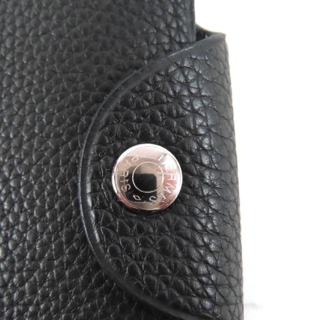 Excellent HERMES Notebook cover Yuris GM With refill black Togo Leather Women Used