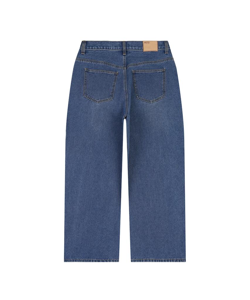 W STANDARD Wide Denim Pants [Blue]