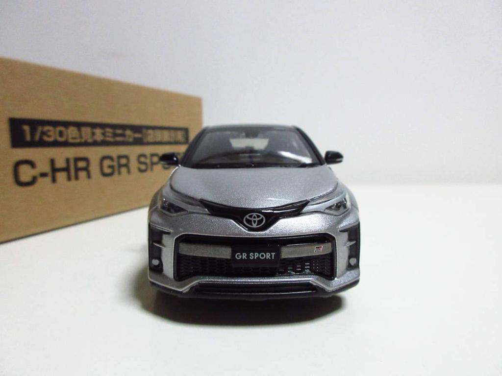 Toyota New 2019 Latest Model Late GR Sports CHR Not for Sale Color Sample Minicar Black X Metal Stream Metallic 1/30 C-HR 2-tone