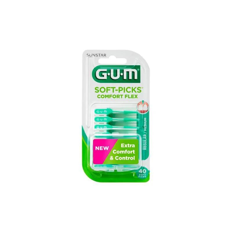 Зубочистки Gum Soft Picks Comfort Flex Reg Мята 40 шт.