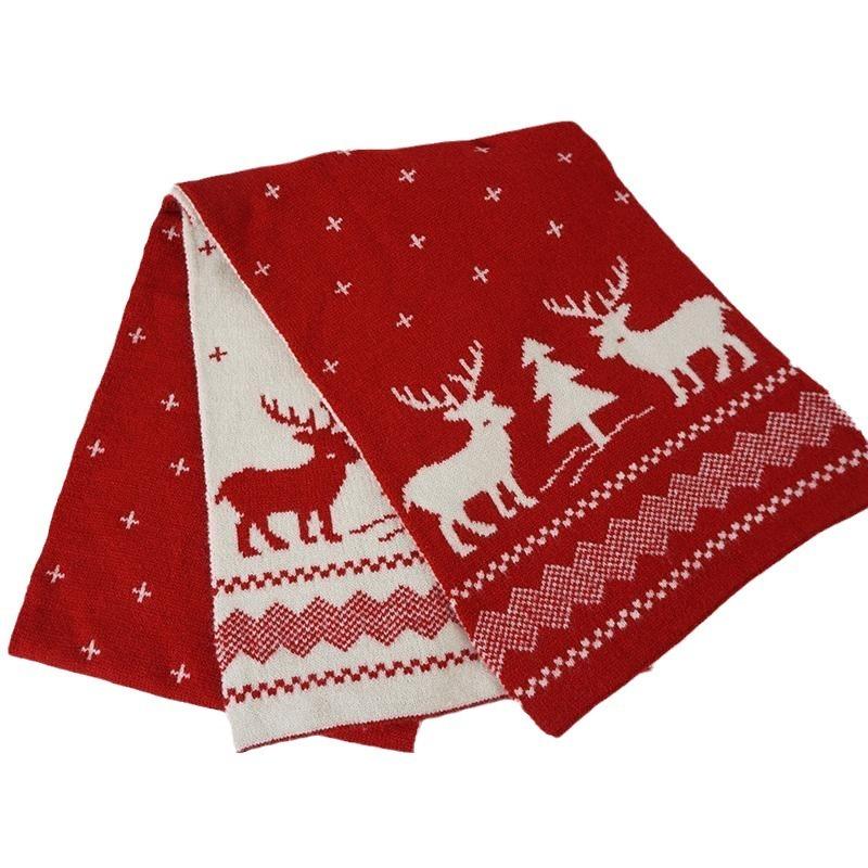 Christmas gift winter warm couple Han Elk scarf female style high value scarf for boyfriend finished product