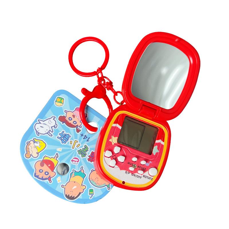 Crayon Shin-chan Mini Game Keychain Pendant - Cartoon Stress Relief Toy Gift