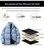 Men's 2025 Thick Padded Cotton Jacket - Loose Fit, Warm, Versatile Stand Collar Coat