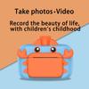 Aranyos gyerek azonnali fényképezőgép 1080P Kids digitális fényképezőgép Gyermek azonnali nyomtatási kamera 180 fokkal forgatható