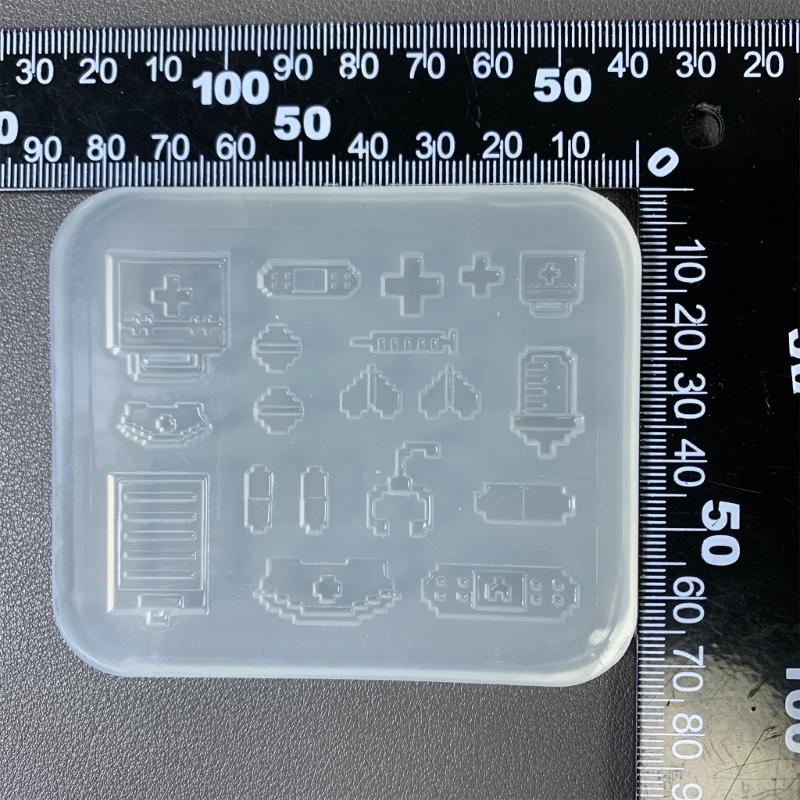 Fashionable Versatile Sturdy Silicone Mould Portable Craft Supplies Accessory for Stylish Pixel Shaped Creation