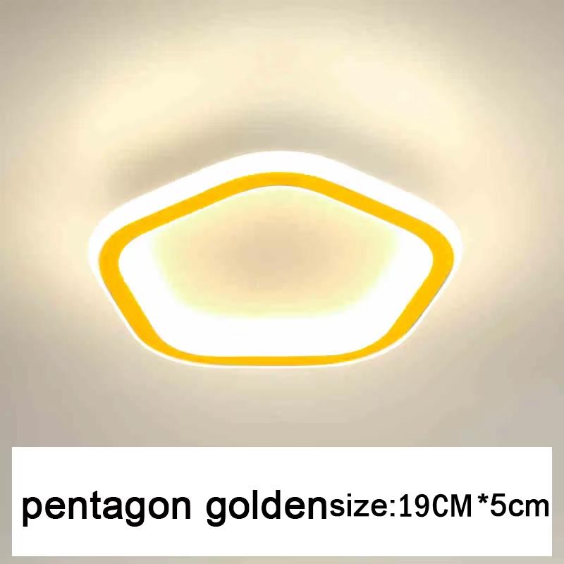 Modern LED Aisle Ceiling Lights Nodic Home Lighting Led Surface Mounted for Bedroom Living Room Corridor Light 3-color Lighting
