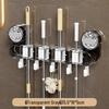 Wall-Mounted Suction Cup Mop Holder