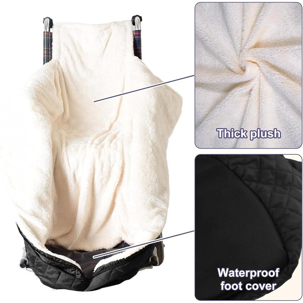Lap Blanket For Wheelchair Foot Warming Supplies Winter Warm Wheelchair Blanket For Adults Elderly Disabled Individuals Seniors