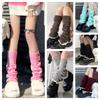 Balletcore Knitted Leg Cover Harajuku Boots Cover Cute Long Tube Stockings  Girls