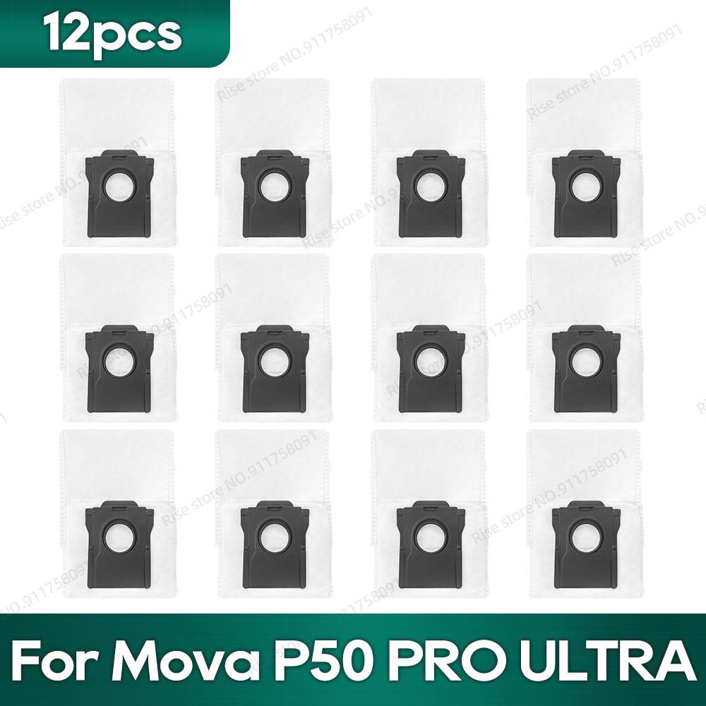 Compatibil pentru Mova P50 Pro Ultra, Mova P10 Pro Ultra Accesorii Perie Tricut Filtru Hepa Lavetă Mop Sac de Praf
