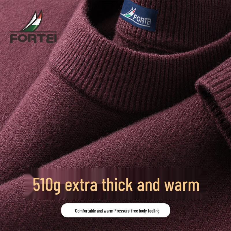 

Men s Heavyweight 510G Warm Crew Neck Knitted Base Layer Shirt 2XL