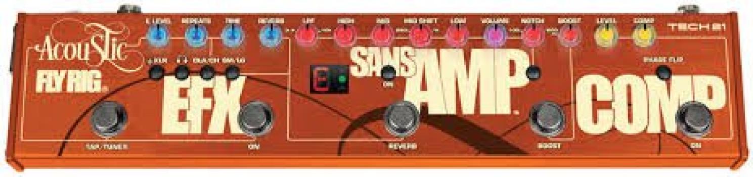 

Tech21 Acoustic Fly Rig Effector для попереднього підсилювача/мультиакустичної гітари [Елемент]