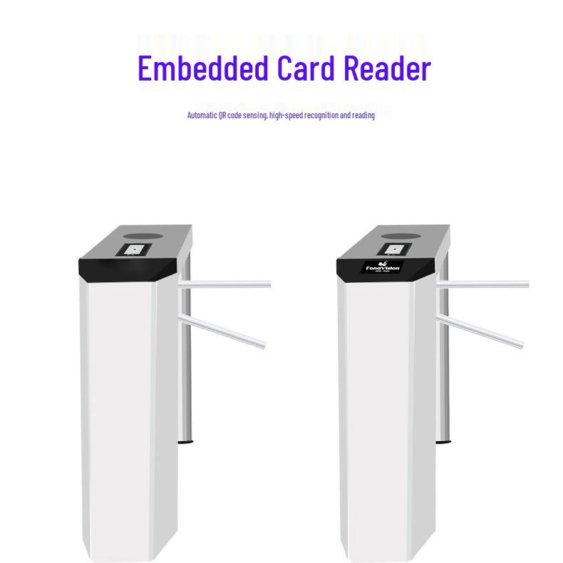 QR-Code & NFC Zugangskontrollkartenleser/Schreiber mit IC/RFID Zweite Generation ID & Wiegand Eingebetteter Drehkreuz-Scanner