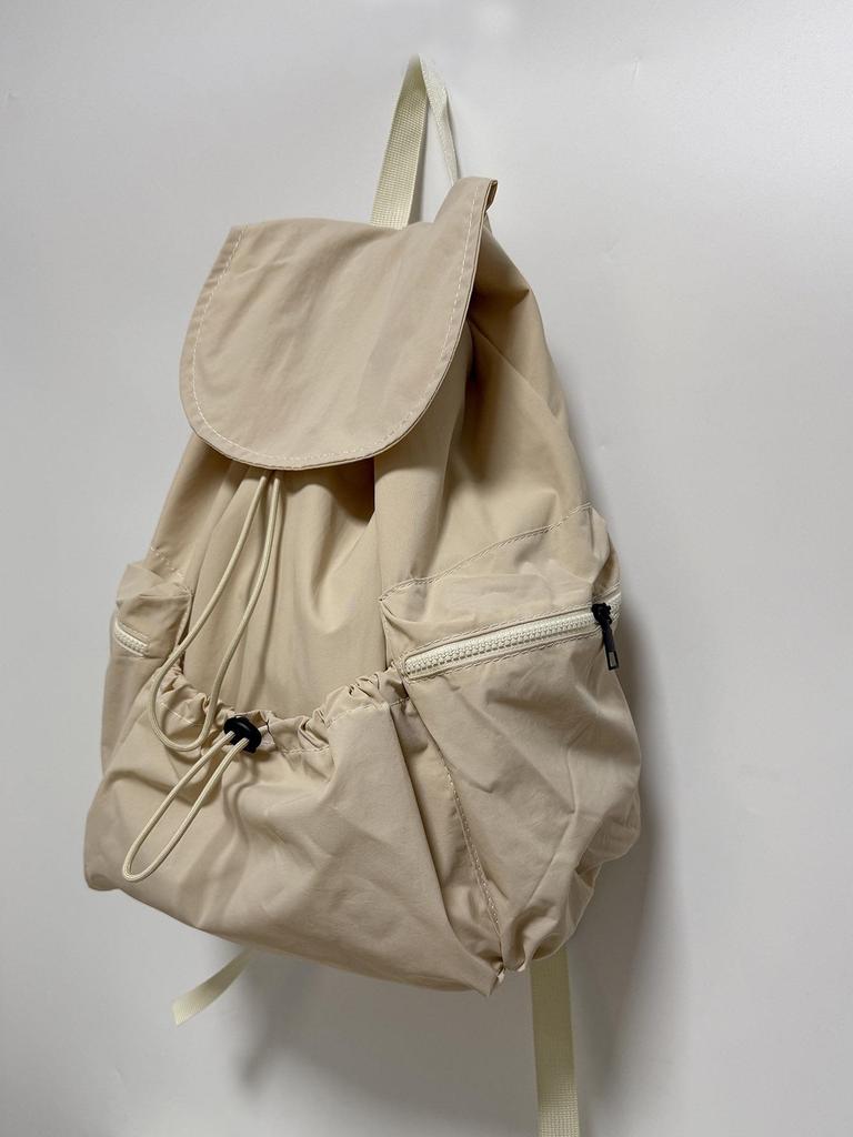 Fashionable Unisex Drawstring Backpack: Practical, Large-Capacity, Lightweight, Washable Fabric, Ideal for Casual Use.