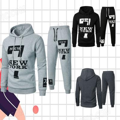 Pánské soupravy Móda Souprava tepláků Běžné Sportovní Obleky Mikiny Streetwear Pánské Hip Pop Tepláky Yasheng