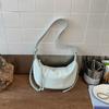 Minimalist Crossbody Bag for Women Soft Leather Shoulder Bag Zip Closure Trendy Hobo Style Handbag