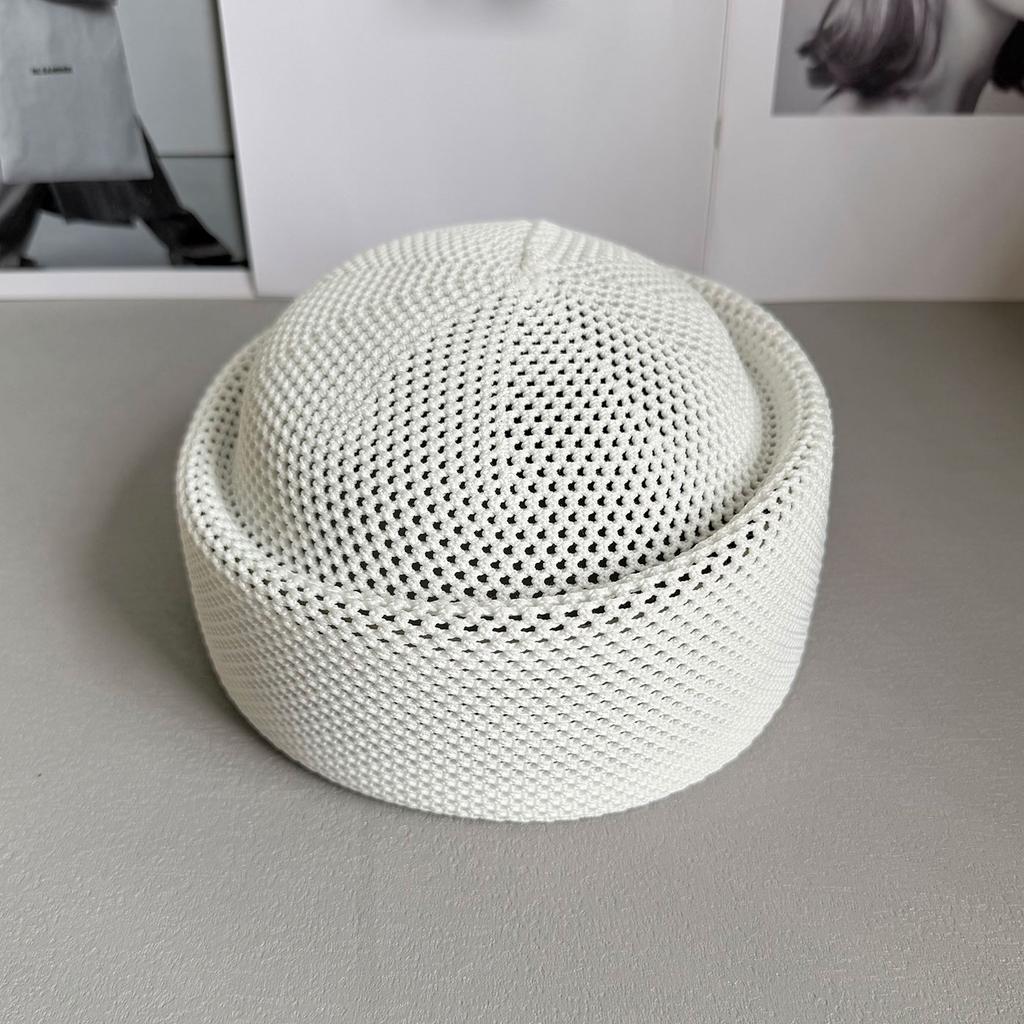 New Summer Mesh Outdoor Breathable Beret For Women Hard Black White Berets Caps Elegant Sun Hat Female Beret