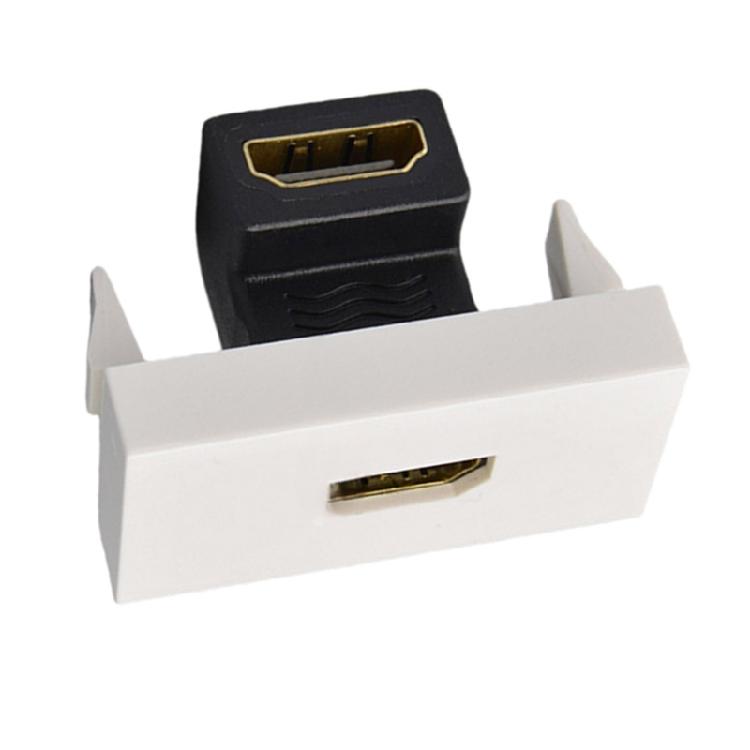 HDTV Female To Female Wall Outlet Pass Through HDTV Face Plate Socket Transmission Display Equipment Accessories