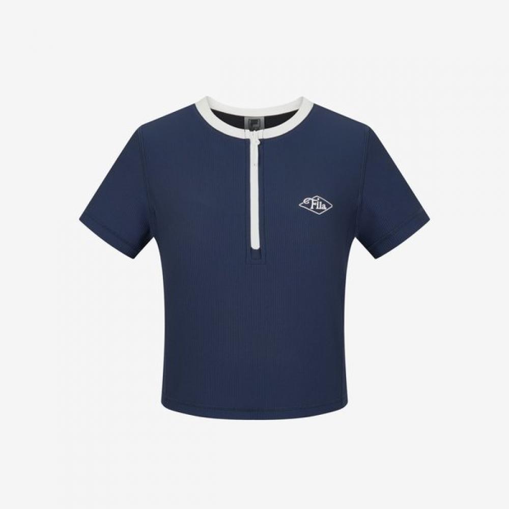 Fila Half Zip Stretch Short Sleeve Swimwear DNA/W80