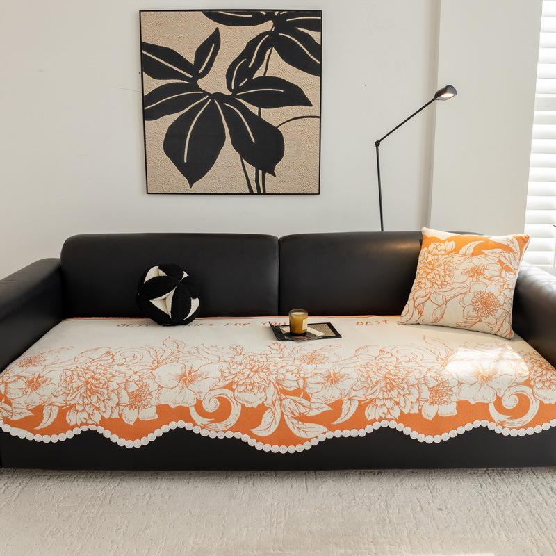 Special-Shaped Sofa Cushion, Universal Sofa Cover Cloth Towel For All Seasons, Full Cover Seat Cushion, Non-Slip And Simple Sofa Cover Integrated