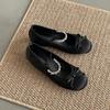 Fashion Women Mary Jane Shoes Flats for Women Fashion Autumn Style Butterfly-knot Crystal Shallow Single Shoes zapatillas de mujer