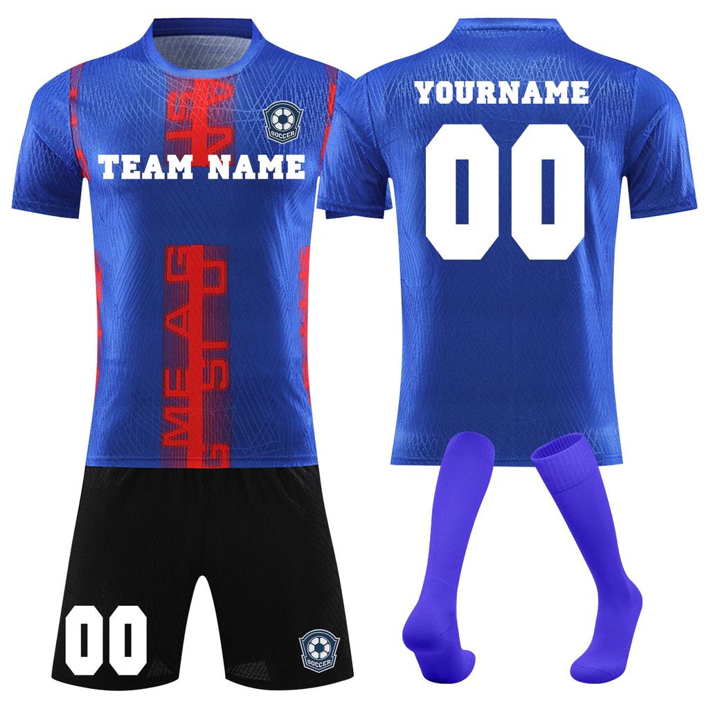 Custom Soccer Jersey for Kids Personalized Youth Soccer Jersey with Team and Number Soccer Gifts