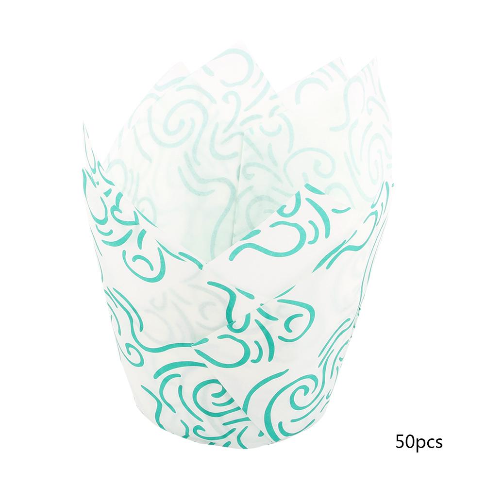 

50PCS Cupcake Liners Paper Round Cake Baking Cups Muffin Cases Home Party Wedding #1