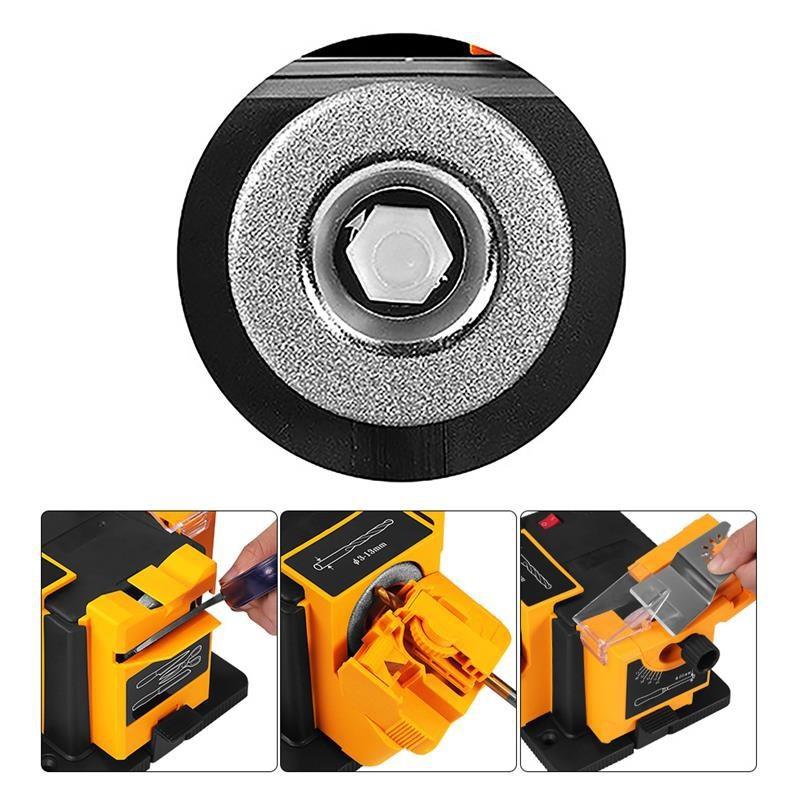 Multifunction Knife Sharpener Emery Material Electric Sturdy Drill Sharpening Kitchen Grinding Wheel Tools