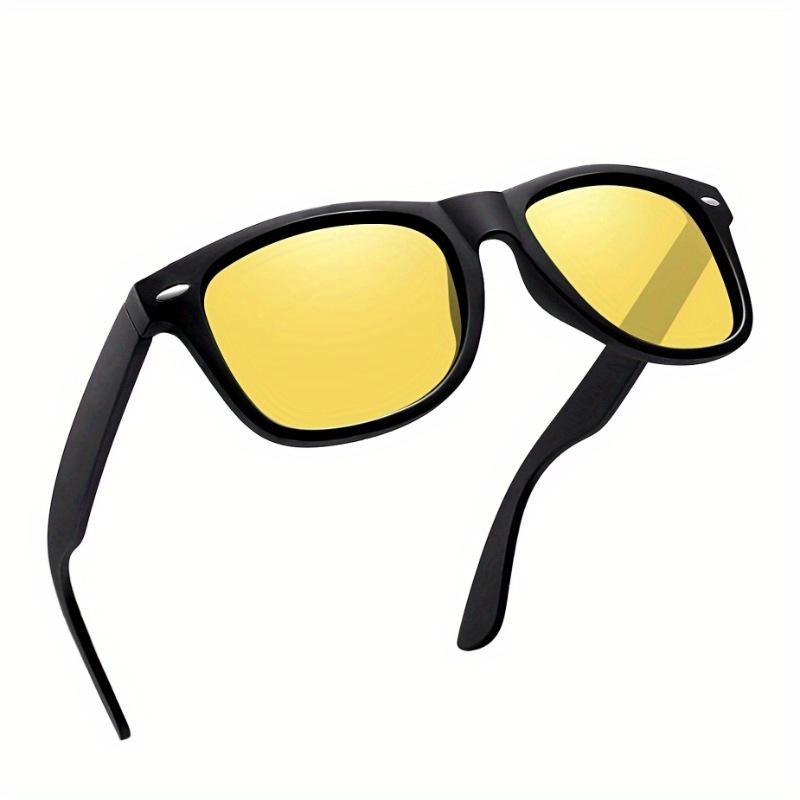 1/2 шт. большие квадратные ночные очки мужские спортивные очки ночного видения унисекс — фото 9