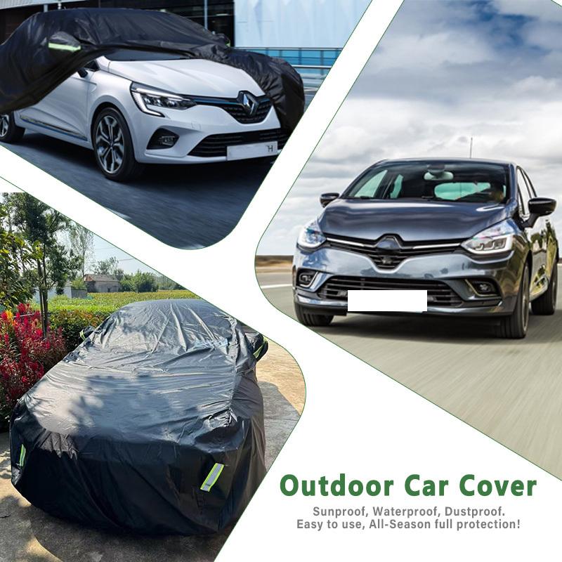 Car Cover for Renault Clio - Outdoor Full Protection, Waterproof Dustproof Heat-Resistant, All-Season Use Exterior Accessories
