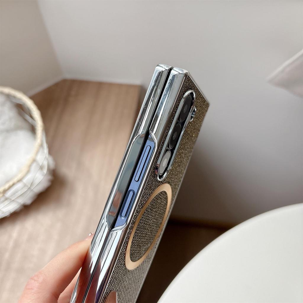 Luxuriöse Glitzer Magnetische Handyhülle für Samsung Z-FOLD7/6/5