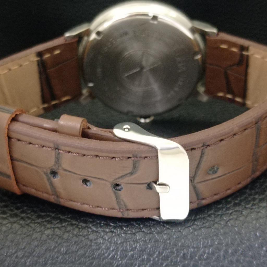 FAVRE LEUBA TWIN POWER 253 VINTAGE HANDAUFZUG SCHWEIZER HERREN BEIGE UHR a703020-1