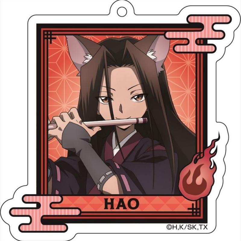 

Anime Shaman King Acrylic key chains Asakura / Hao Anime Statue Decoration Collection Figurine Model Toy 6 cm
