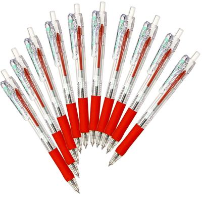 Zebra TapliClip Kugelschreiber 10 Ölbasierte Stifte, 0,4 mm, Rot, Stifte, B-BNH5-R