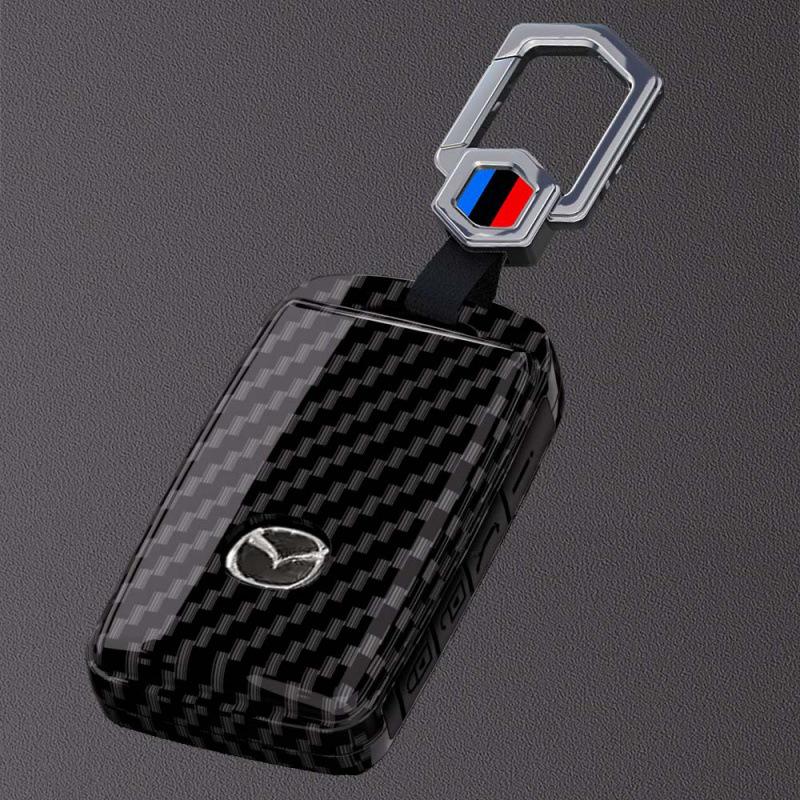 Mazda 3 Axela Key Case for Next-Gen CX5, Atenza, CX30, CX4, CX8 - Car Key Shell with Buckle