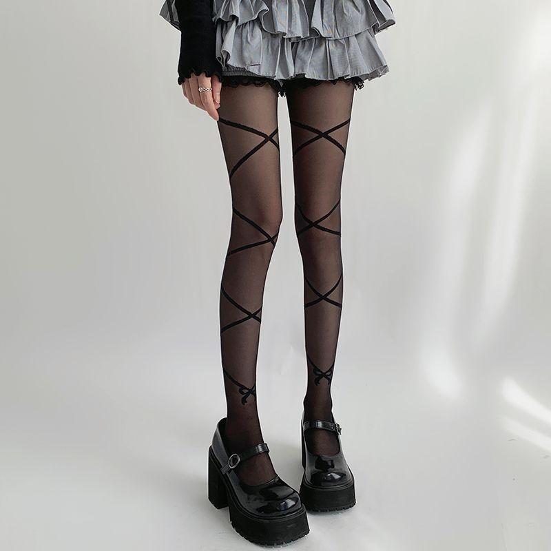 

Новые сексуальные кружевные сетчатые ажурные чулки, колготки, нижнее белье, чулочно-носочные изделия, чулки до бедра, женские колготки, колготки в стиле Лолиты для девочек, колготки One Size