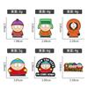 6PCS Cartoon Animated Character Enamel Pins Custom Cute Metal Badges Lapel Brooches On Backpack Hat Jewelry Gift for Kid Friends